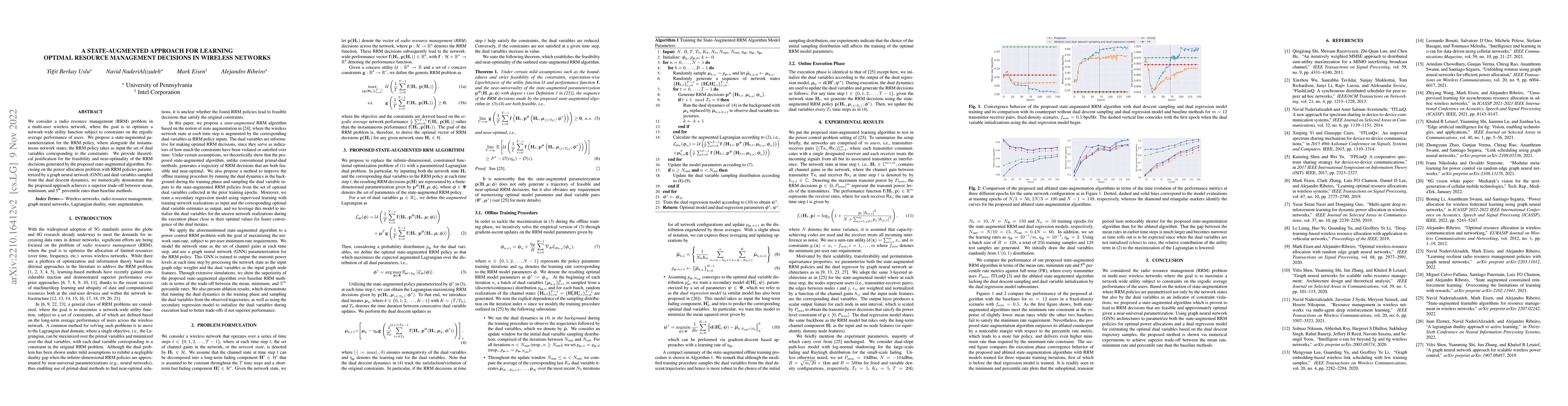 Thumbnail for A State-Augmented Approach for Learning Optimal Resource Management
  Decisions in Wireless Networks
