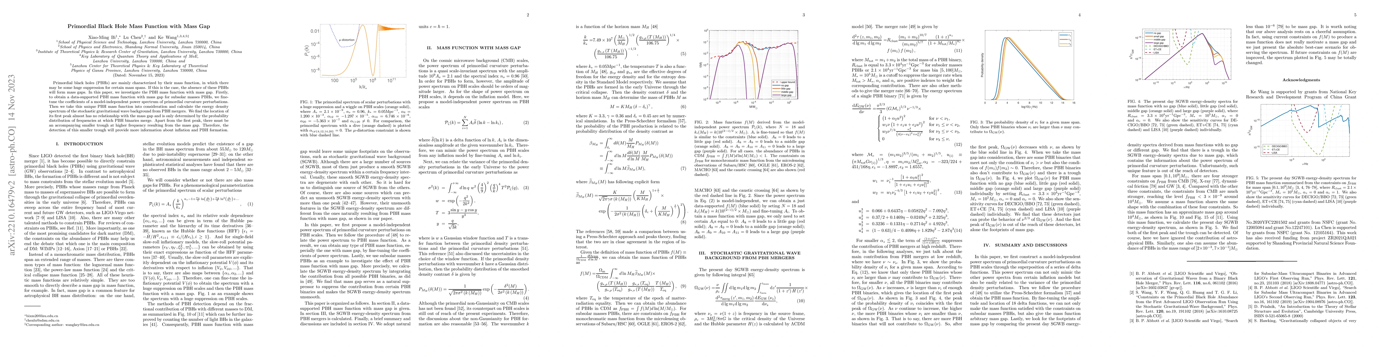 Thumbnail for Primordial Black Hole Mass Function with Mass Gap