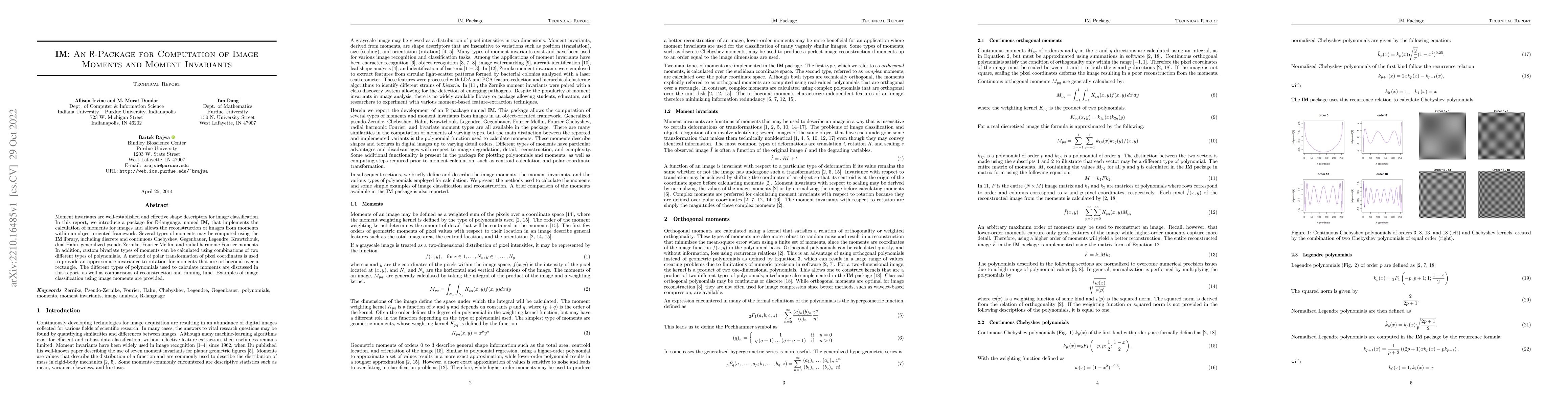 Thumbnail for IM: An R-Package for Computation of Image Moments and Moment Invariants
