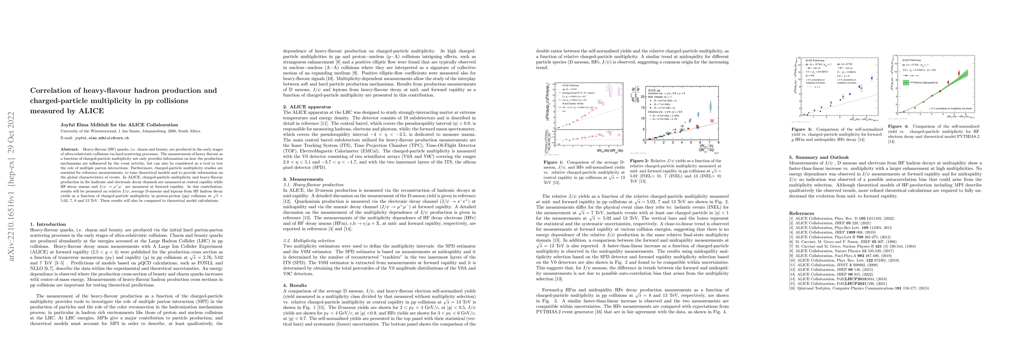 Thumbnail for Correlation of heavy-flavour hadron production and charged-particle
  multiplicity in pp collisions measured by ALICE
