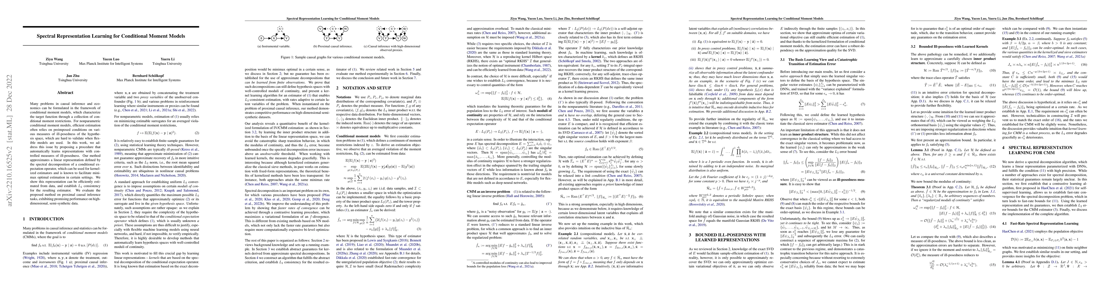 Thumbnail for Spectral Representation Learning for Conditional Moment Models