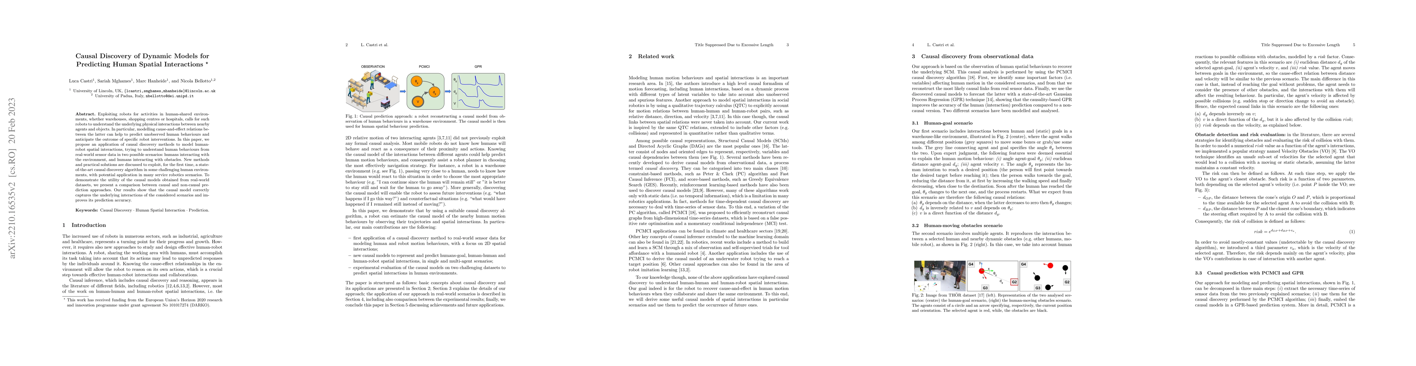 Thumbnail for Causal Discovery of Dynamic Models for Predicting Human Spatial
  Interactions