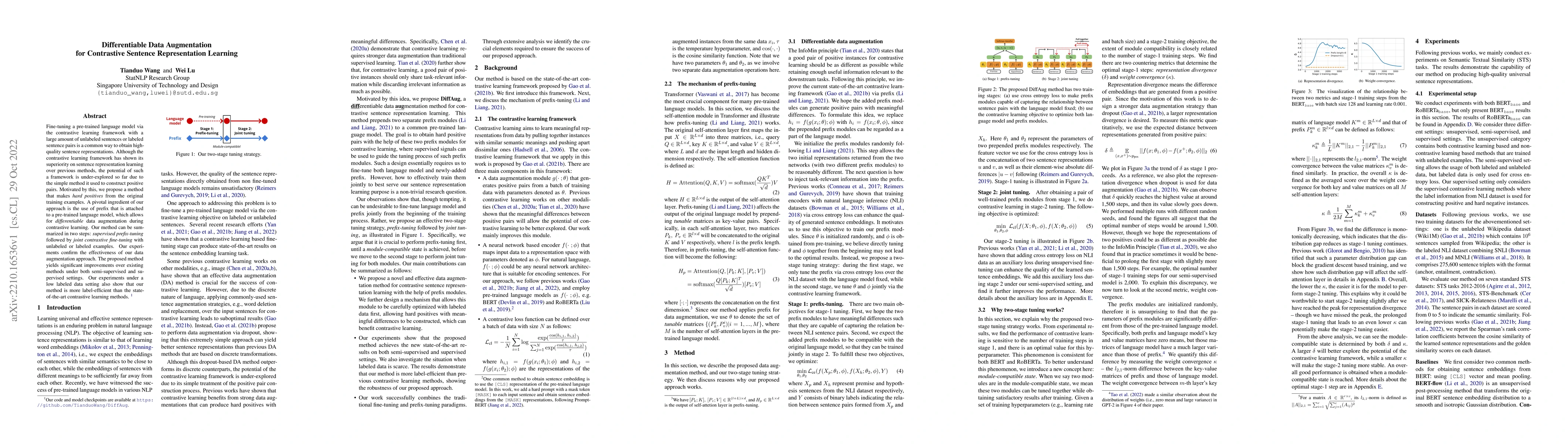 Thumbnail for Differentiable Data Augmentation for Contrastive Sentence Representation
  Learning