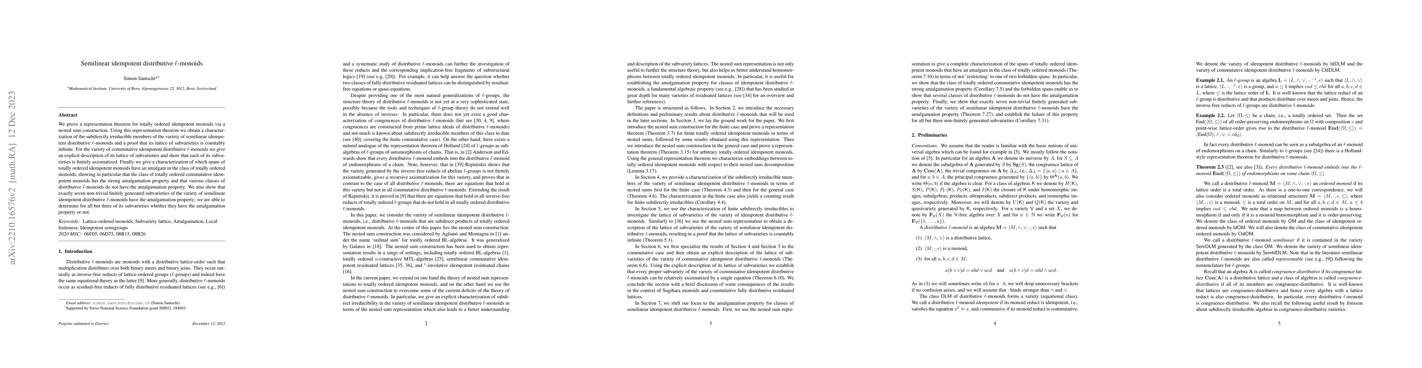 Thumbnail for Semilinear idempotent distributive l-monoids