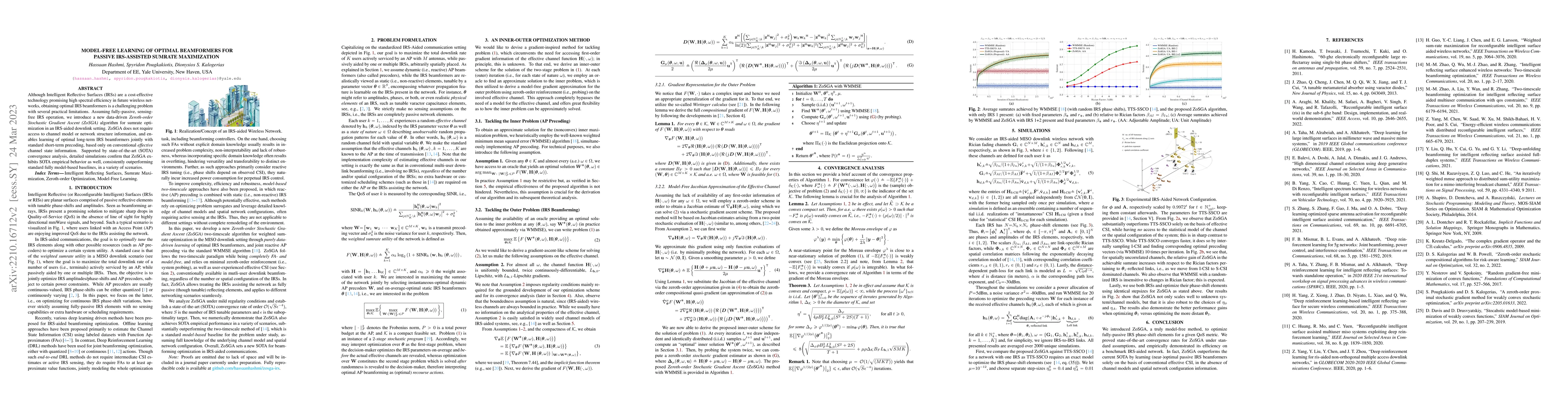 Thumbnail for Model-Free Learning of Optimal Beamformers for Passive IRS-Assisted
  Sumrate Maximization