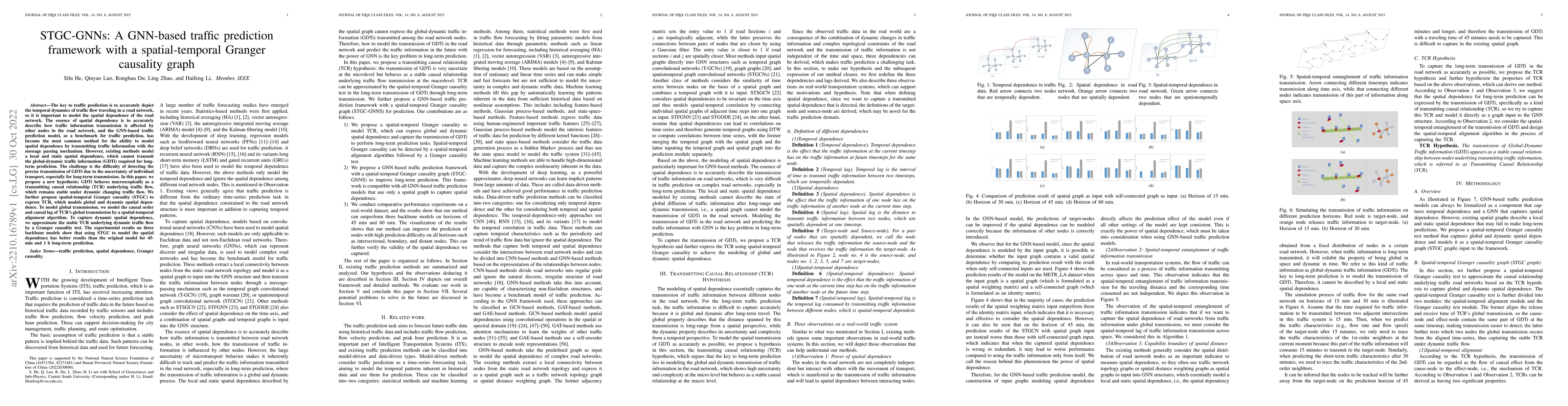Thumbnail for STGC-GNNs: A GNN-based traffic prediction framework with a
  spatial-temporal Granger causality graph