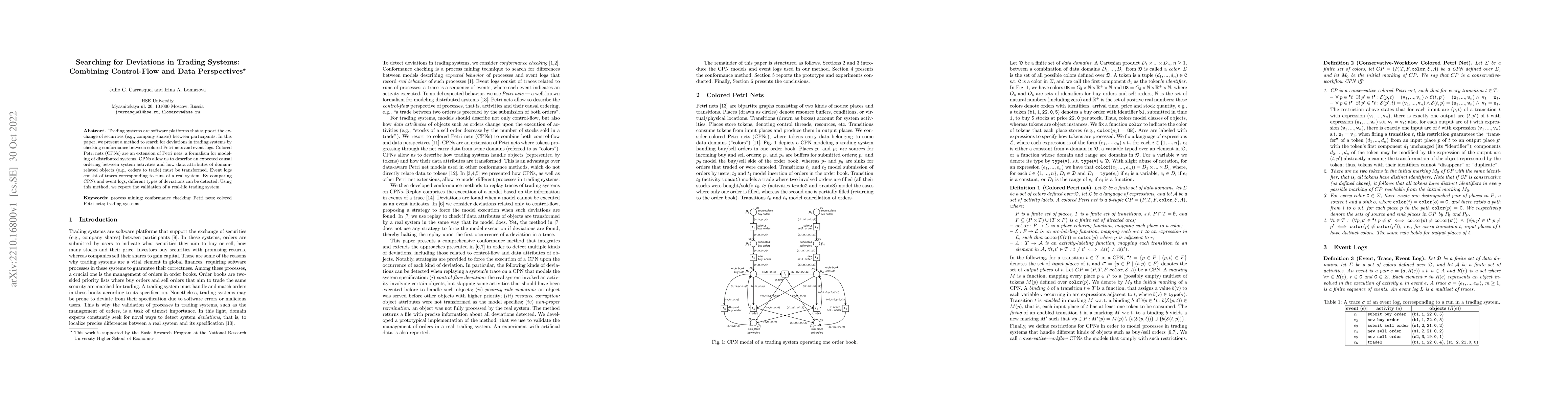 Thumbnail for Searching for Deviations in Trading Systems: Combining Control-Flow and
  Data Perspectives