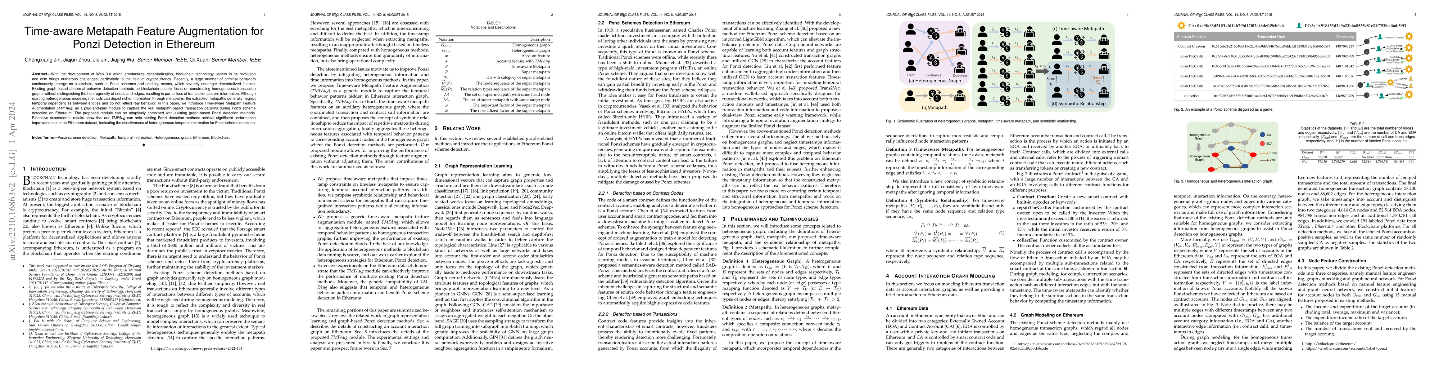 Thumbnail for Time-aware Metapath Feature Augmentation for Ponzi Detection in Ethereum