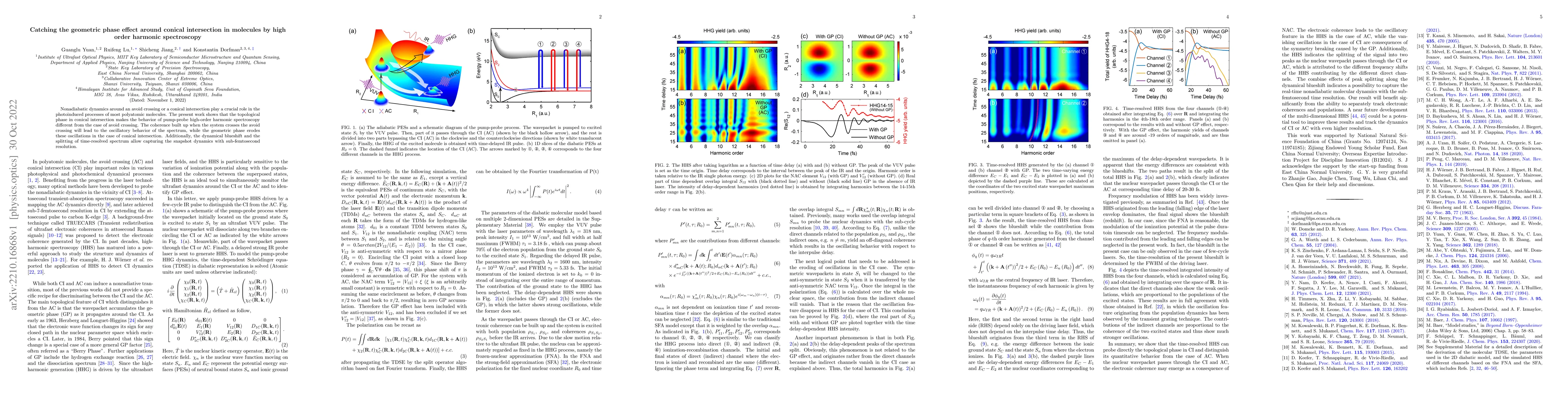 Thumbnail for Catching the geometric phase effect around conical intersection in
  molecules by high order harmonic spectroscopy