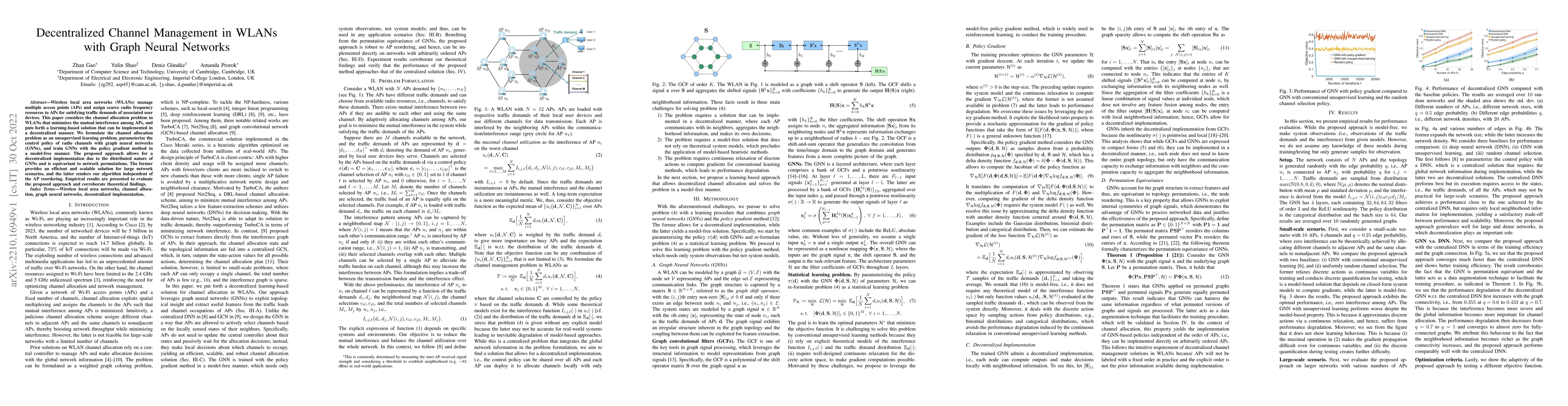 Thumbnail for Decentralized Channel Management in WLANs with Graph Neural Networks