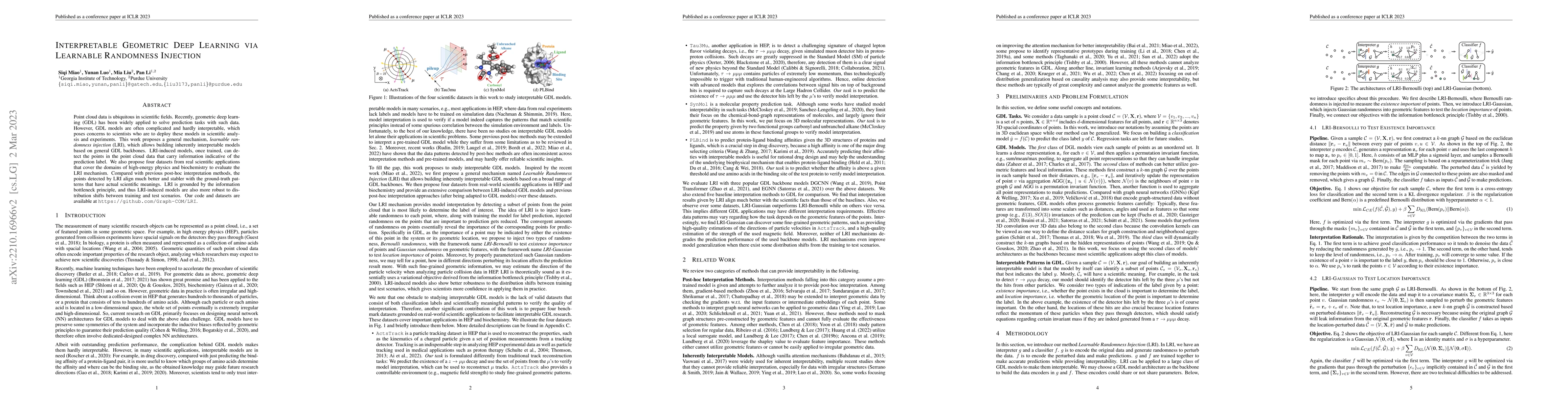 Thumbnail for Interpretable Geometric Deep Learning via Learnable Randomness Injection