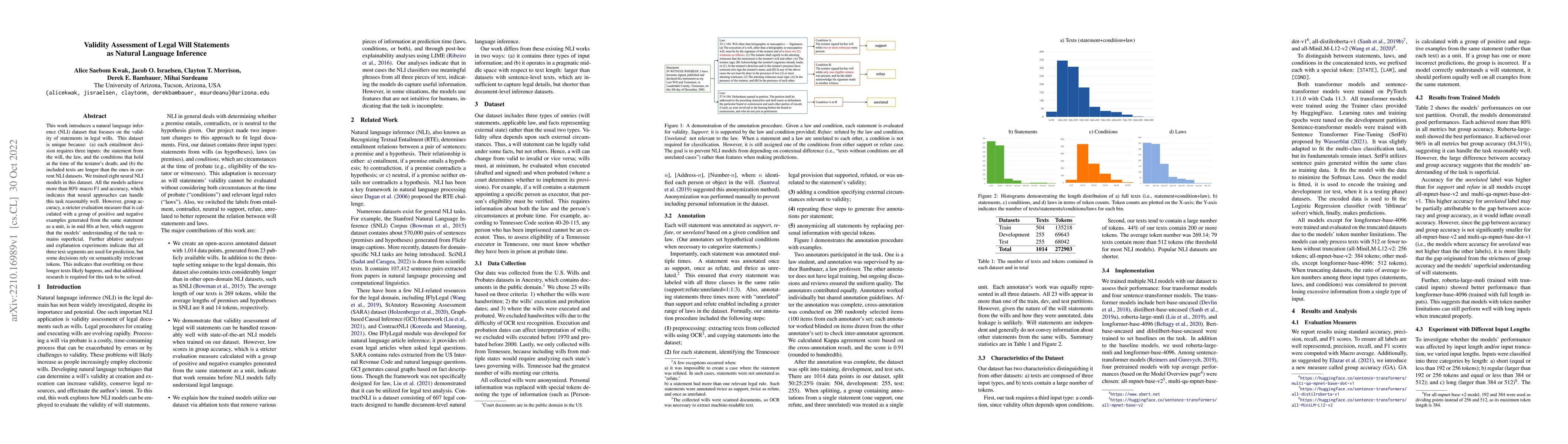 Thumbnail for Validity Assessment of Legal Will Statements as Natural Language
  Inference