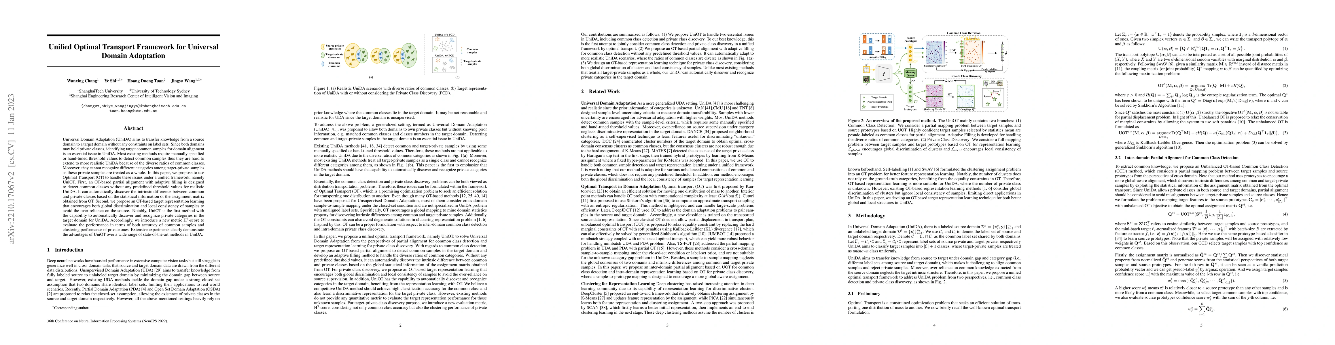 Thumbnail for Unified Optimal Transport Framework for Universal Domain Adaptation