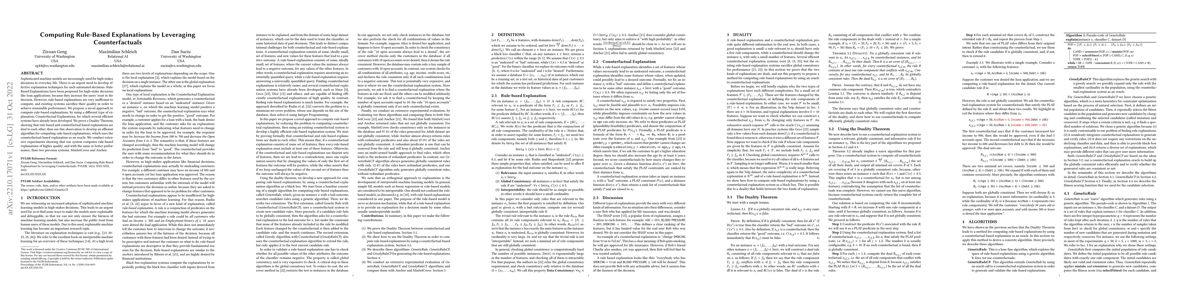 Thumbnail for Computing Rule-Based Explanations by Leveraging Counterfactuals