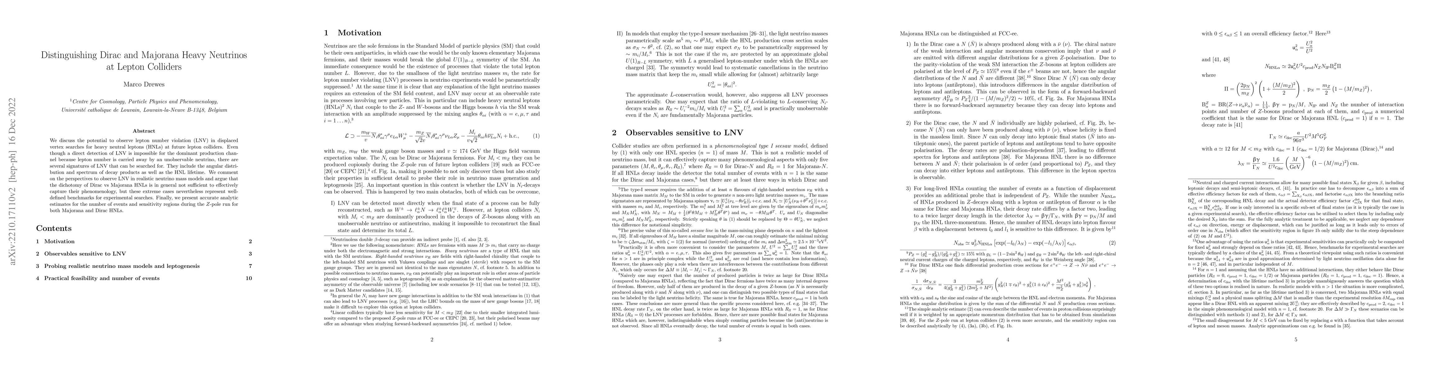 Thumbnail for Distinguishing Dirac and Majorana Heavy Neutrinos at Lepton Colliders