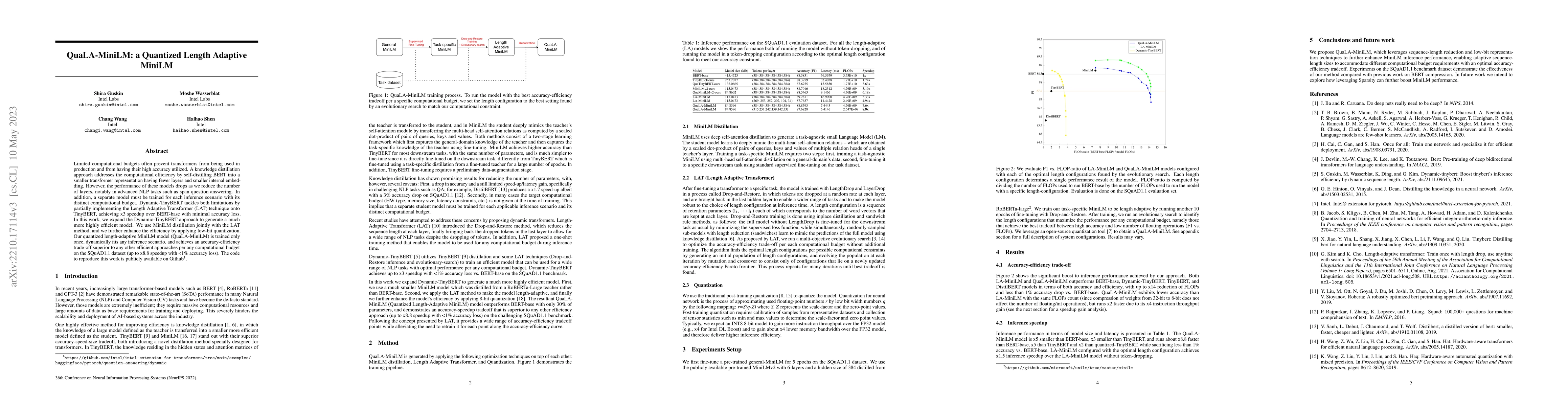 Thumbnail for QuaLA-MiniLM: a Quantized Length Adaptive MiniLM