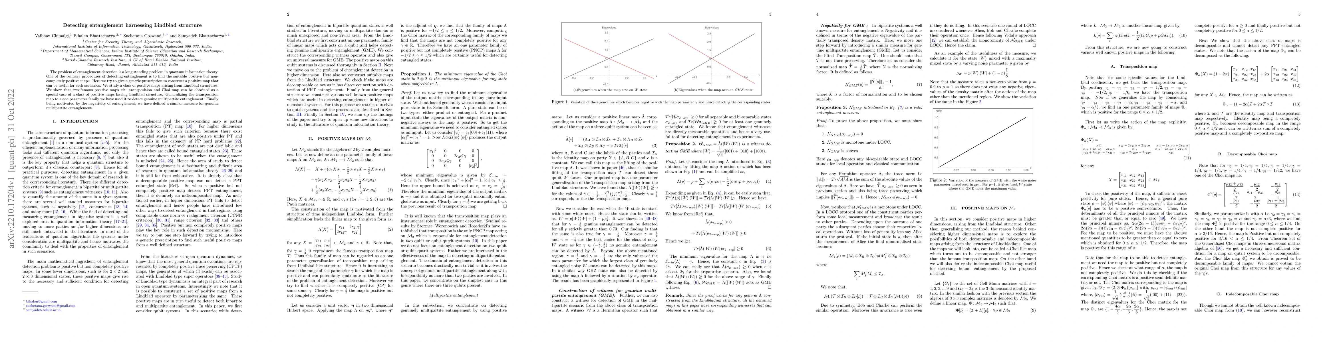 Thumbnail for Detecting entanglement harnessing Lindblad structure