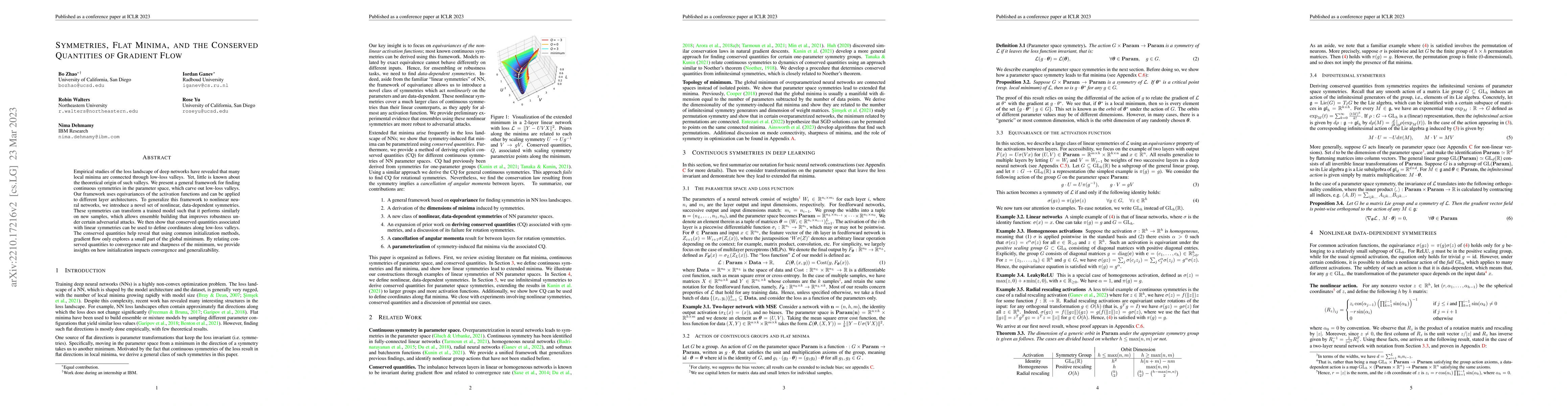 Thumbnail for Symmetries, flat minima, and the conserved quantities of gradient flow