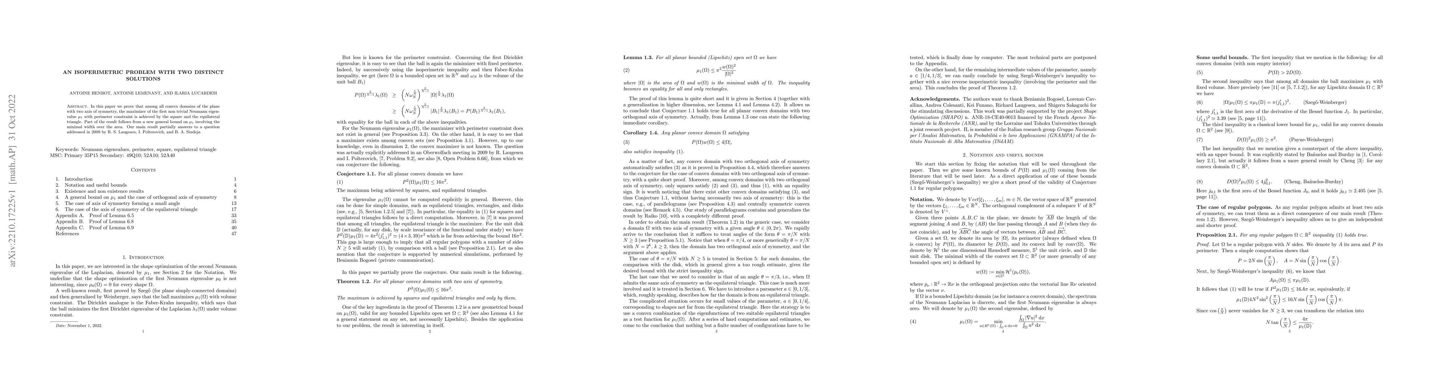 Thumbnail for An isoperimetric problem with two distinct solutions