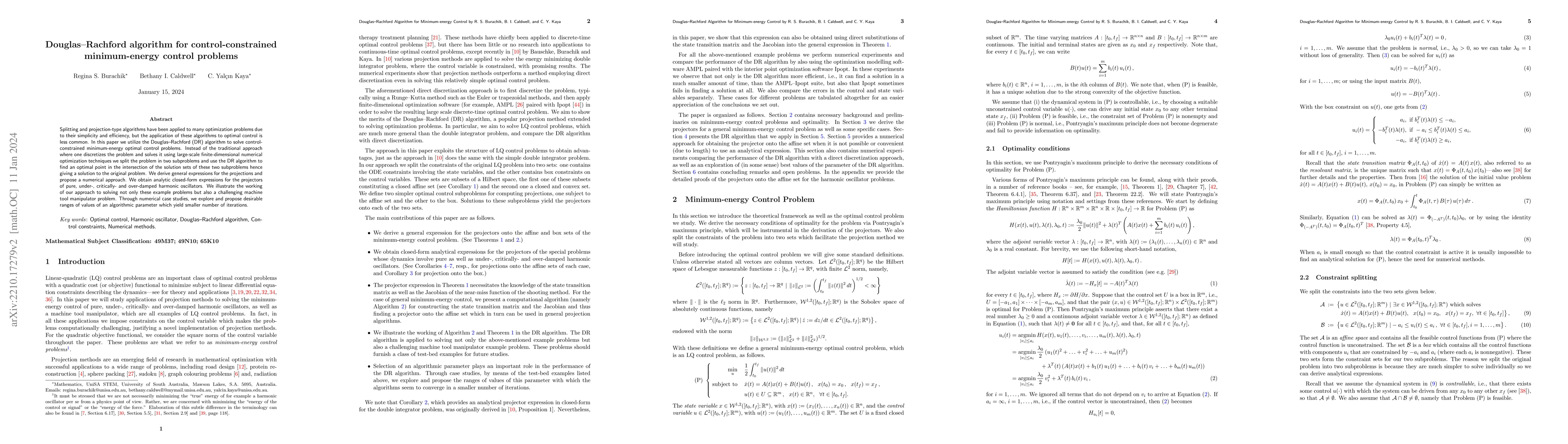 Thumbnail for Douglas--Rachford algorithm for control-constrained minimum-energy
  control problems