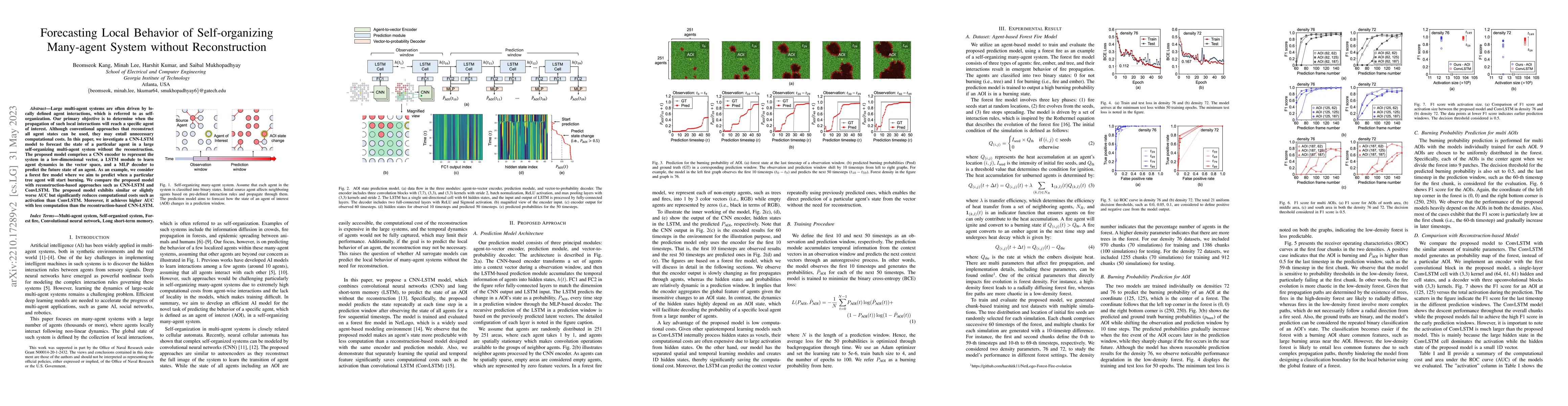 Thumbnail for Forecasting Local Behavior of Self-organizing Many-agent System without
  Reconstruction