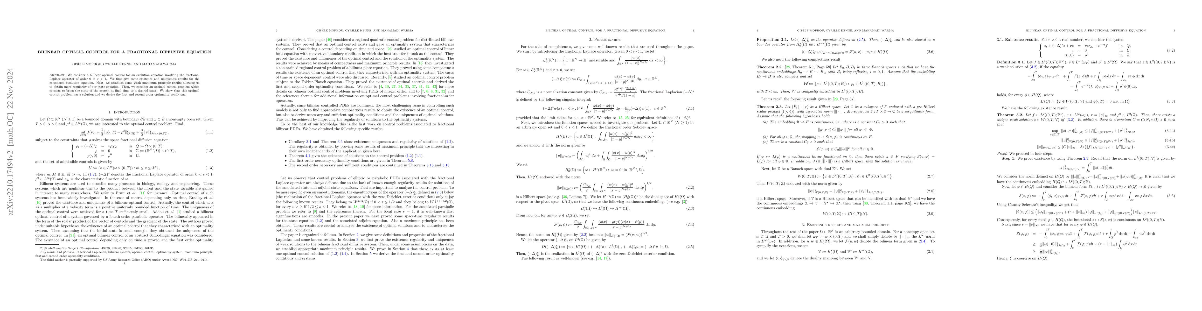 Thumbnail for Bilinear optimal control for a fractional diffusive equation