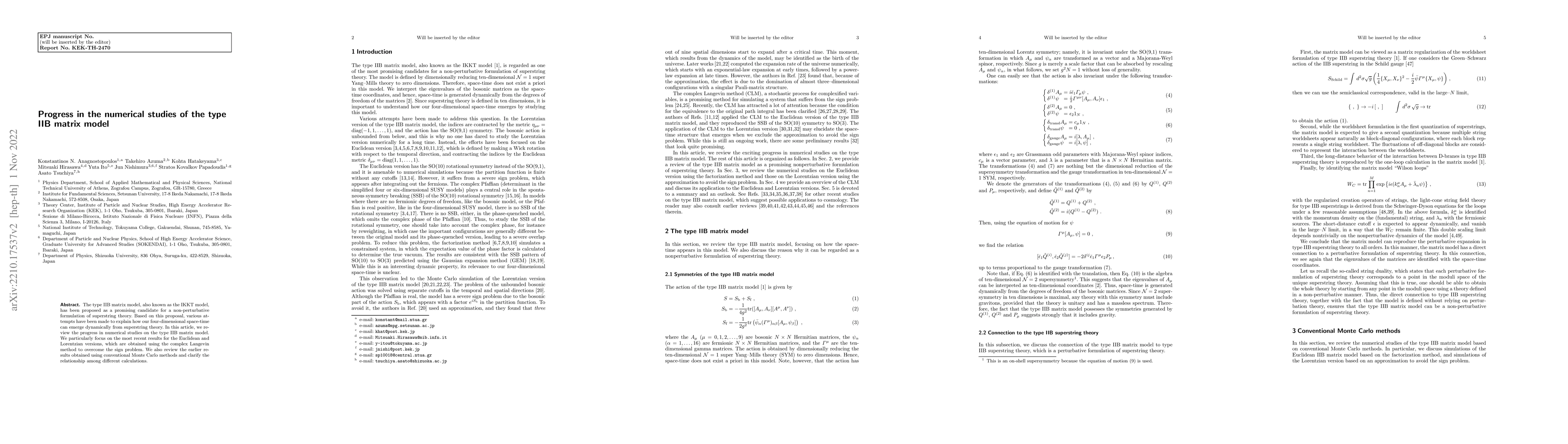 Thumbnail for Progress in the numerical studies of the type IIB matrix model