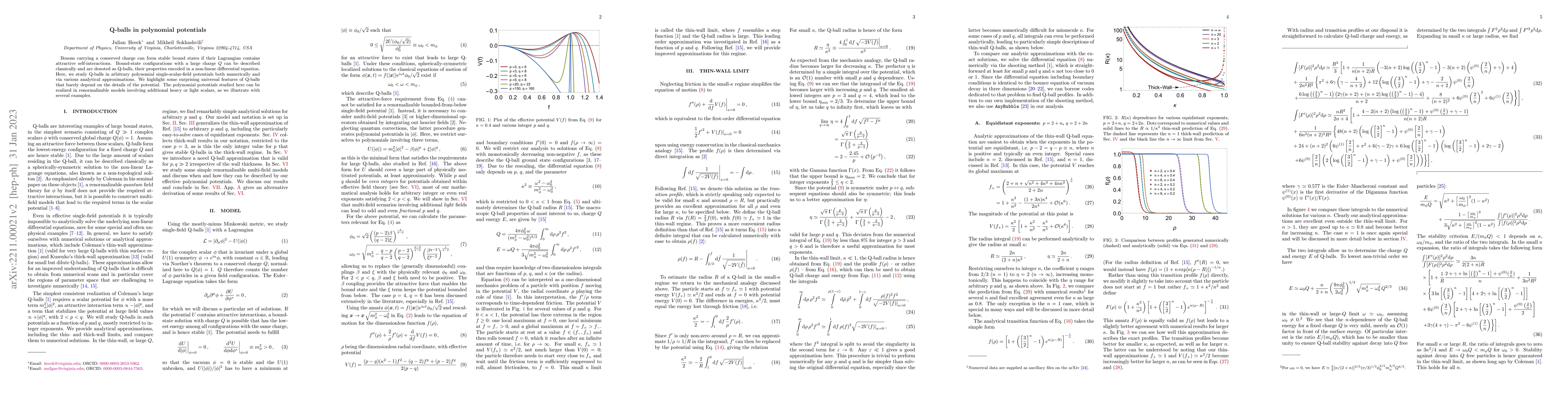 Thumbnail for Q-balls in polynomial potentials