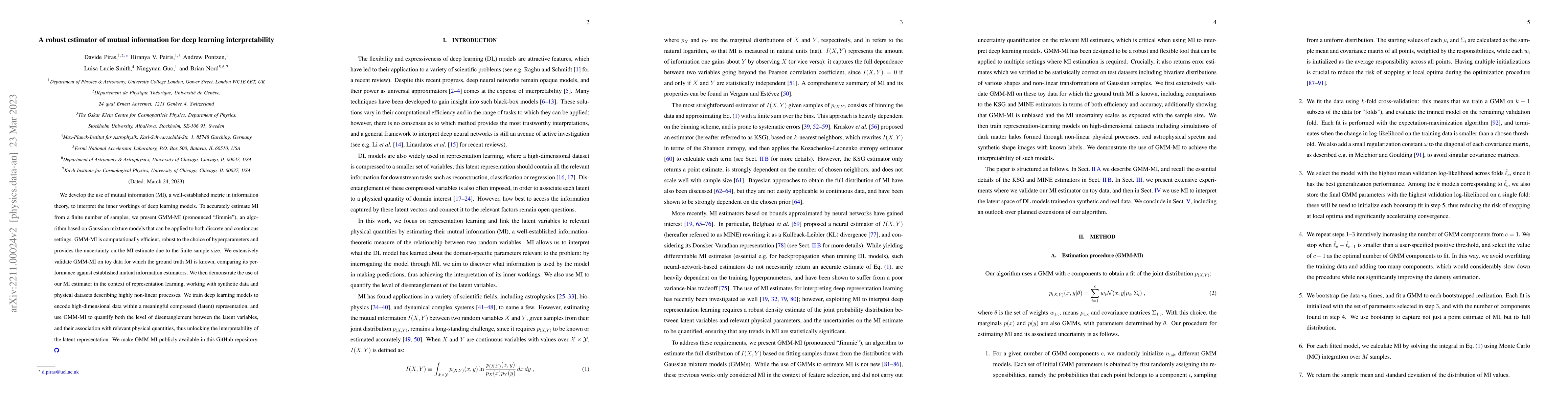 Thumbnail for A robust estimator of mutual information for deep learning
  interpretability