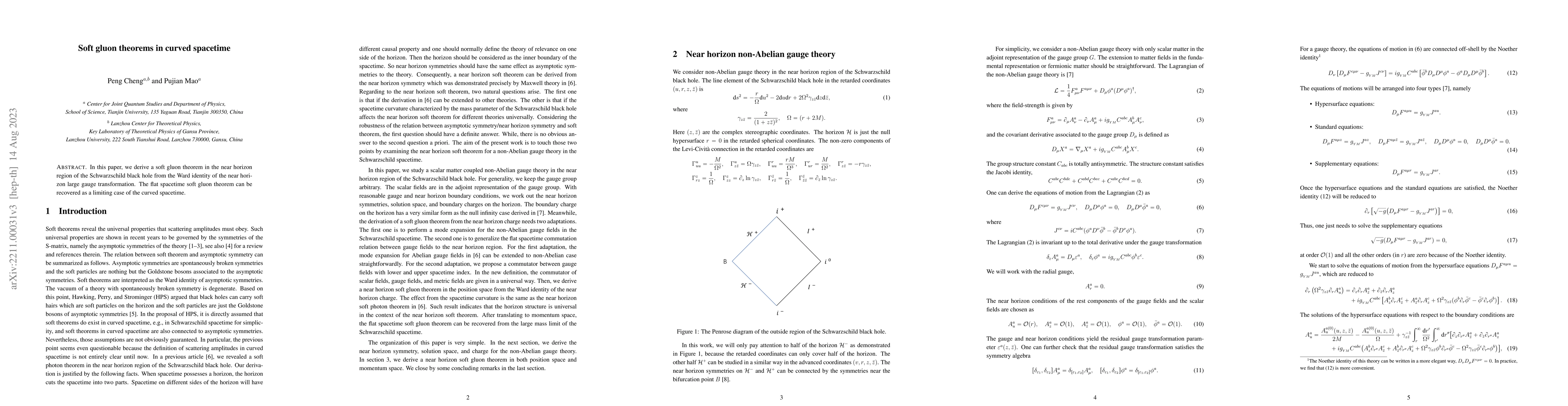 Thumbnail for Soft gluon theorems in curved spacetime