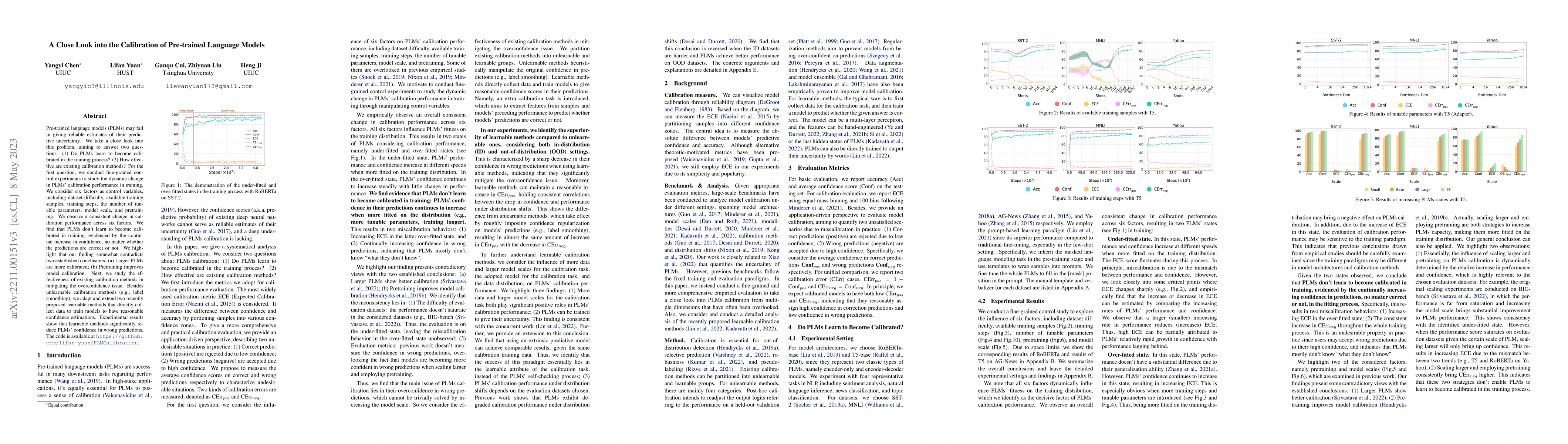 Thumbnail for A Close Look into the Calibration of Pre-trained Language Models