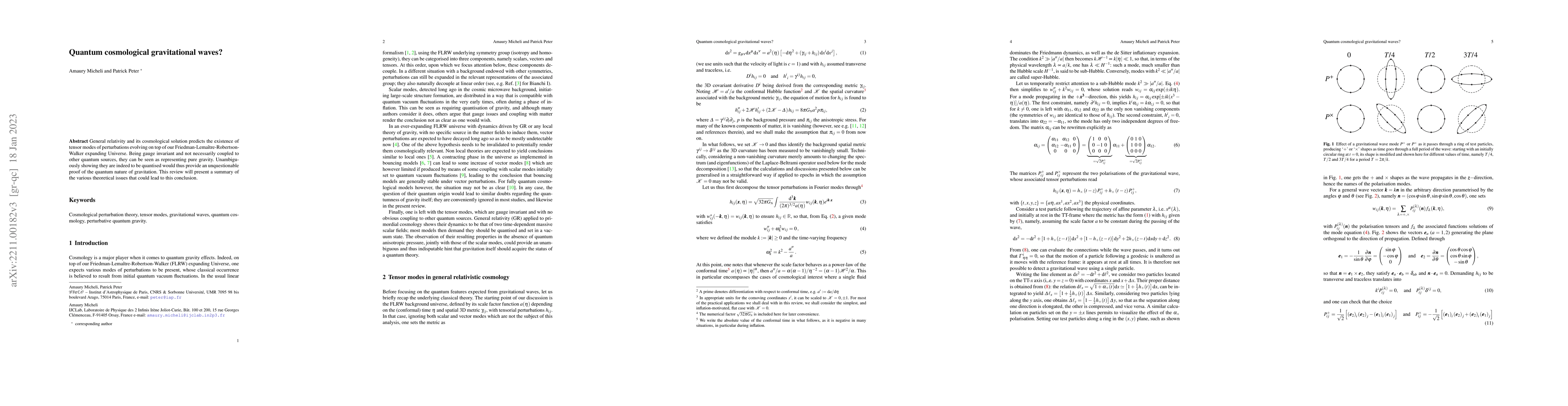 Thumbnail for Quantum cosmological gravitational waves?