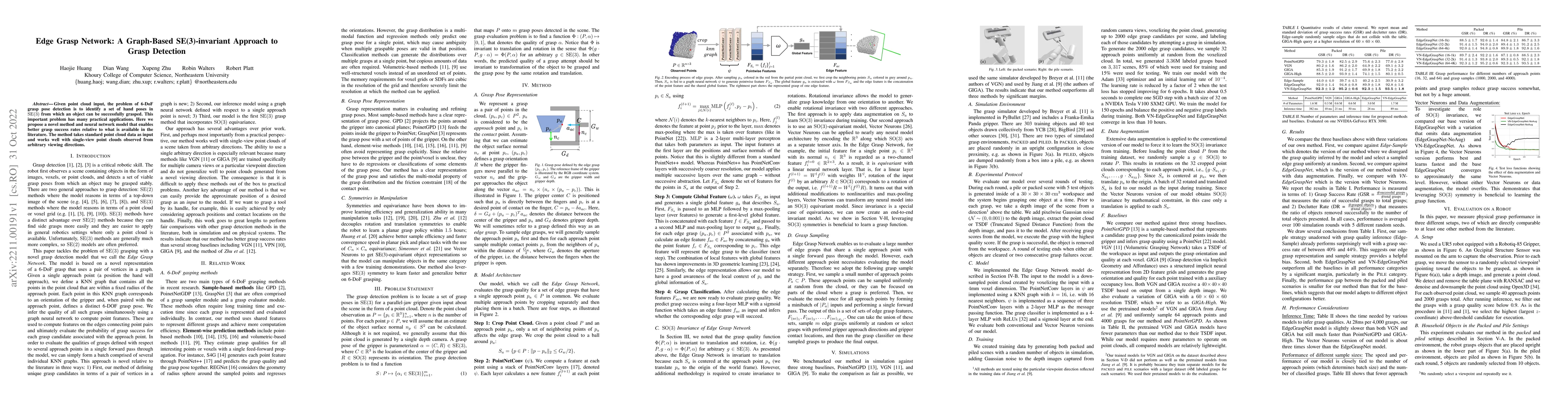 Thumbnail for Edge Grasp Network: A Graph-Based SE(3)-invariant Approach to Grasp
  Detection