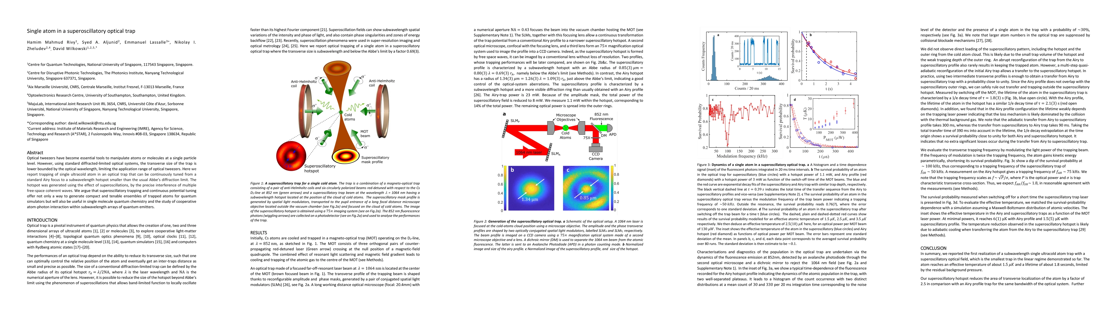 Thumbnail for Single atom in a superoscillatory optical trap