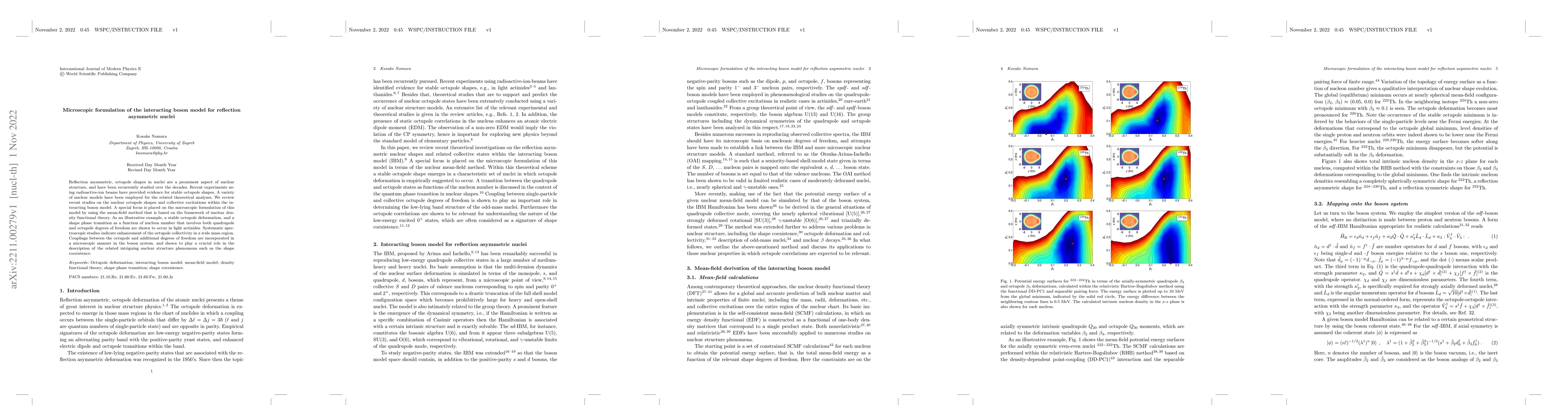 Thumbnail for Microscopic formulation of the interacting boson model for reflection
  asymmetric nuclei