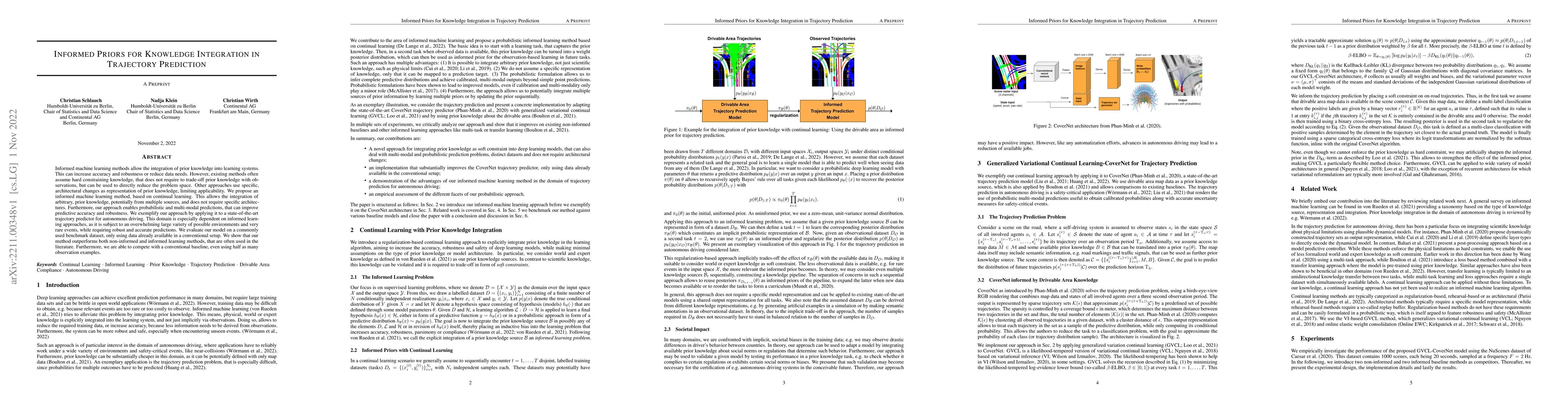 Thumbnail for Informed Priors for Knowledge Integration in Trajectory Prediction