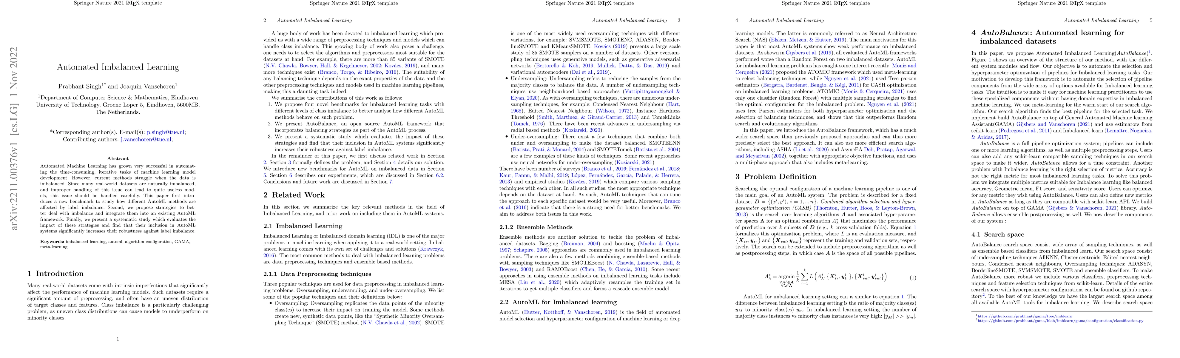 Thumbnail for Automated Imbalanced Learning
