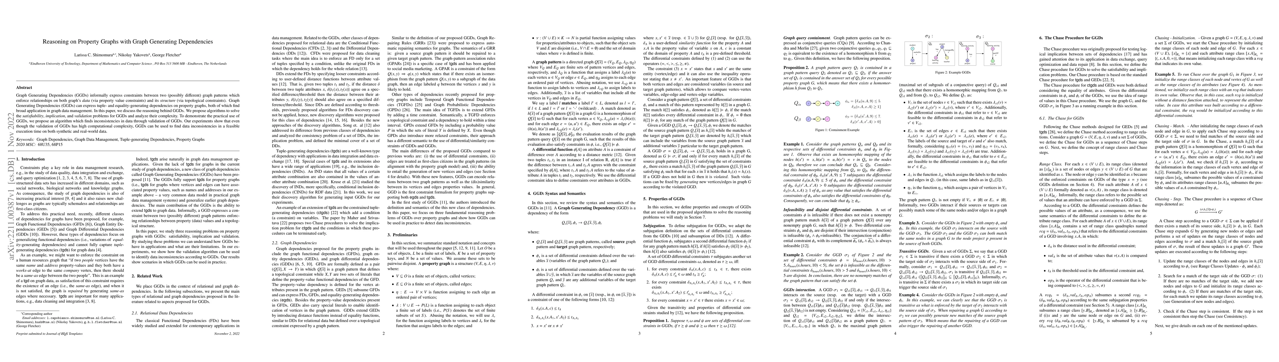 Thumbnail for Reasoning on Property Graphs with Graph Generating Dependencies