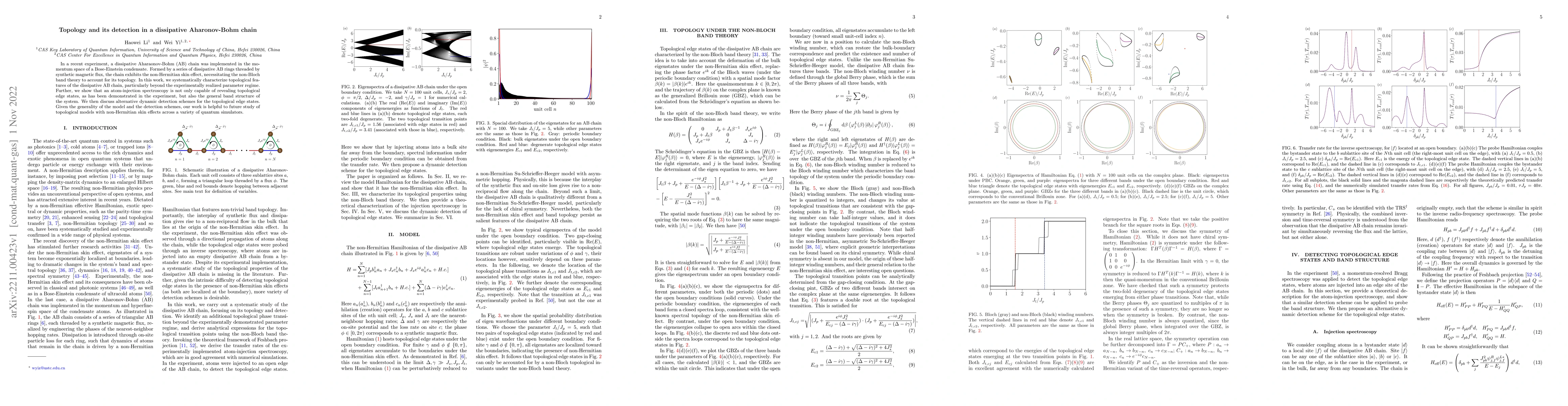 Thumbnail for Topology and its detection in a dissipative Aharonov-Bohm chain