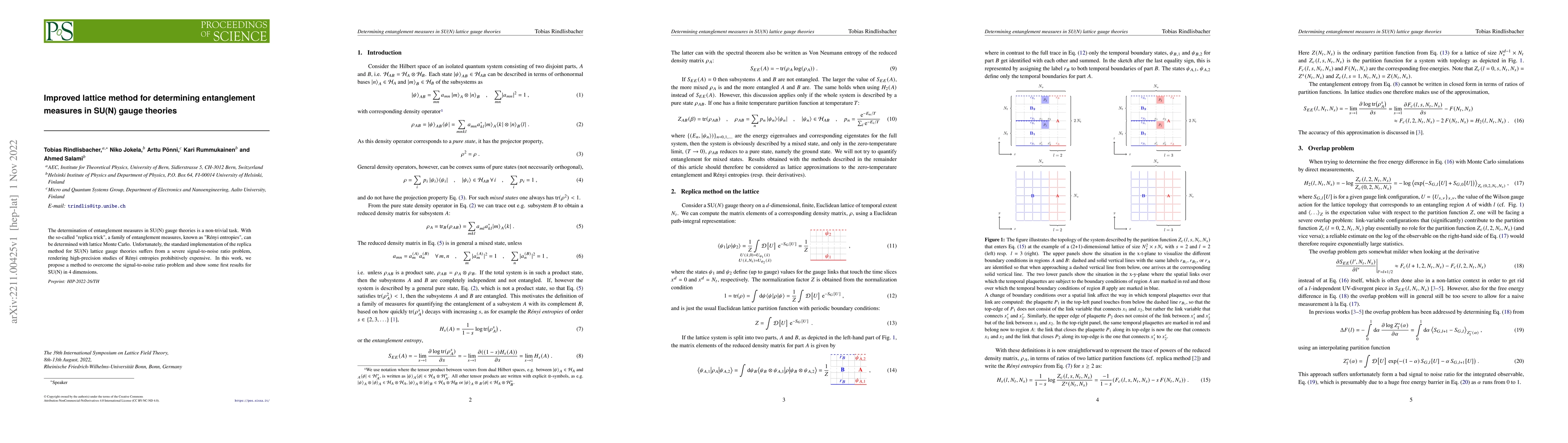 Thumbnail for Improved lattice method for determining entanglement measures in SU(N)
  gauge theories