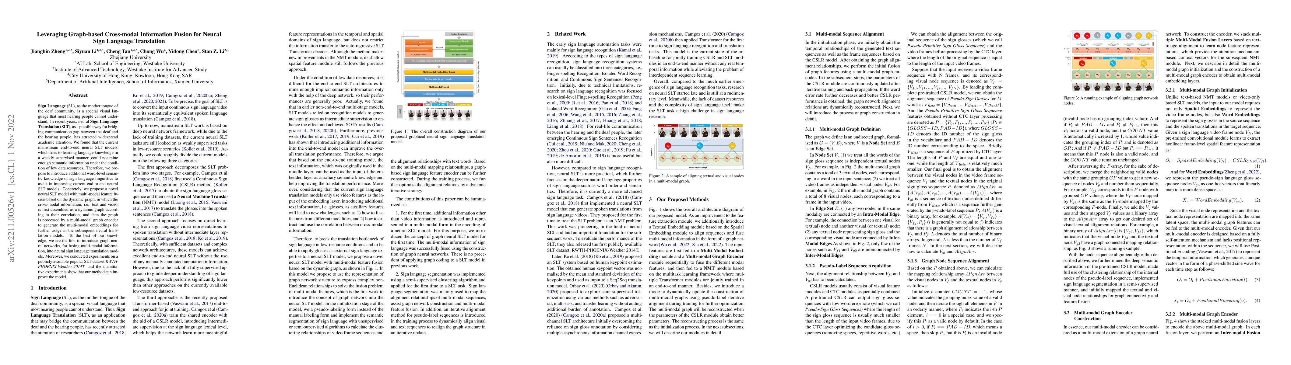 Thumbnail for Leveraging Graph-based Cross-modal Information Fusion for Neural Sign
  Language Translation