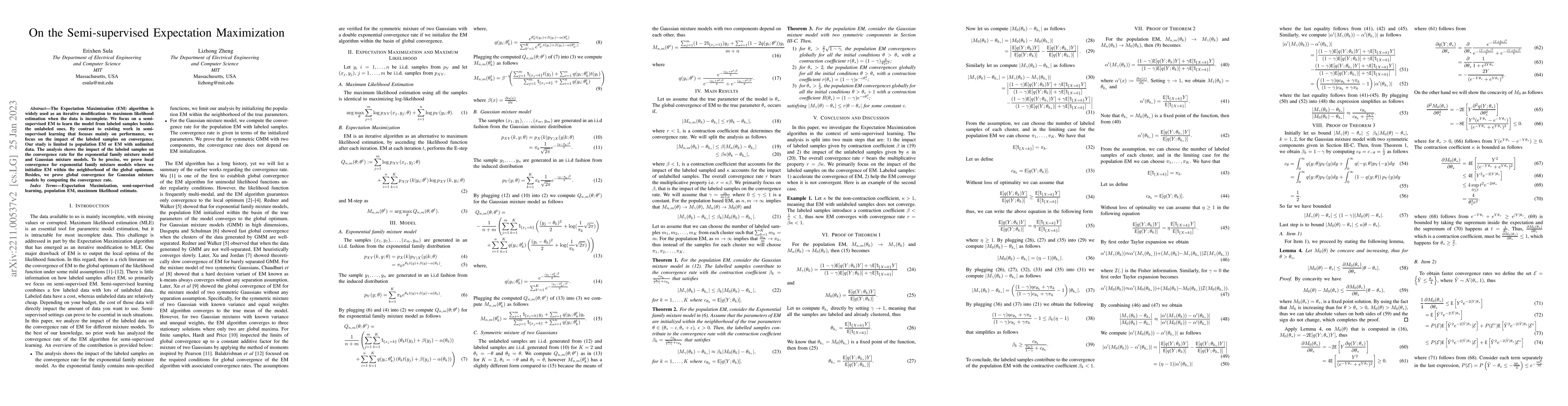 Thumbnail for On the Semi-supervised Expectation Maximization