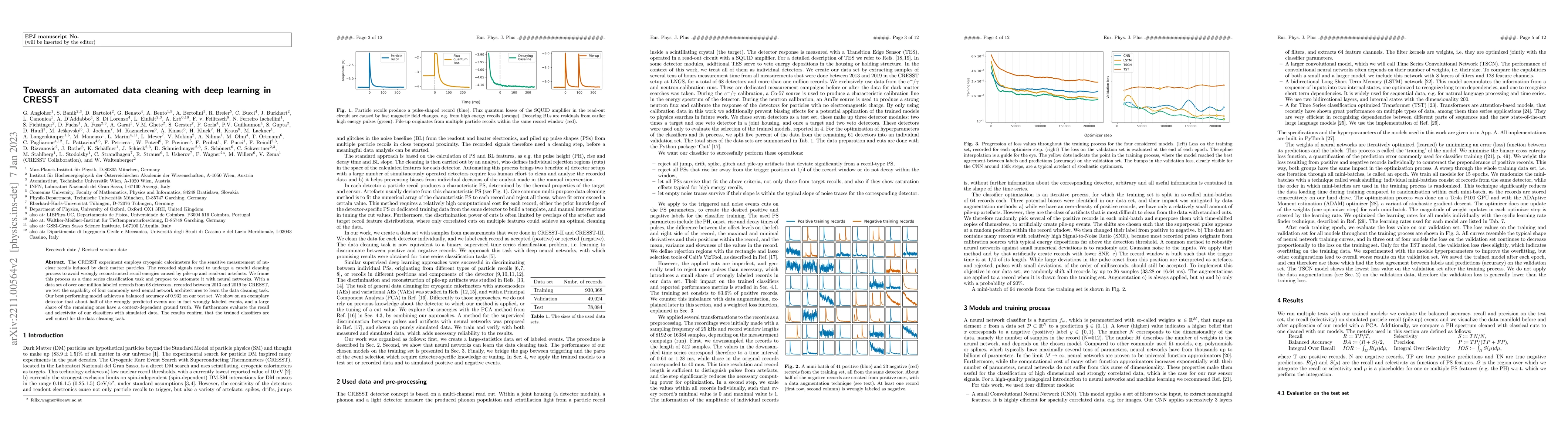 Thumbnail for Towards an automated data cleaning with deep learning in CRESST