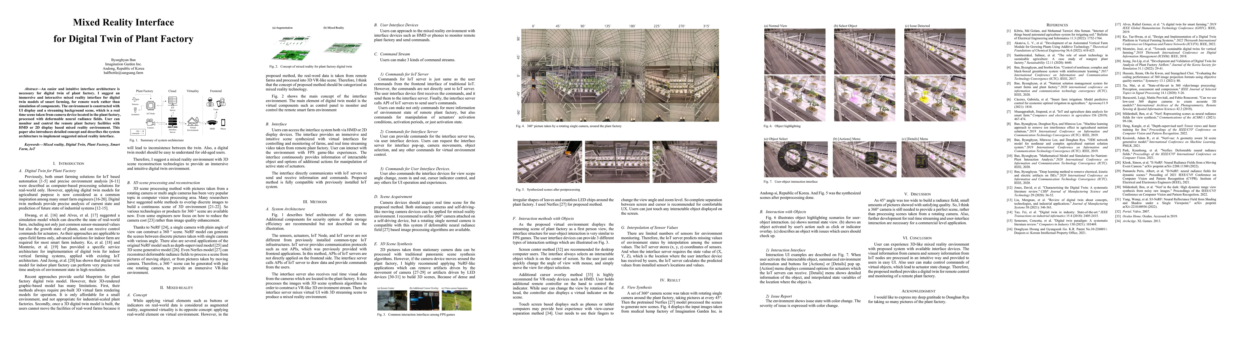 Thumbnail for Mixed Reality Interface for Digital Twin of Plant Factory