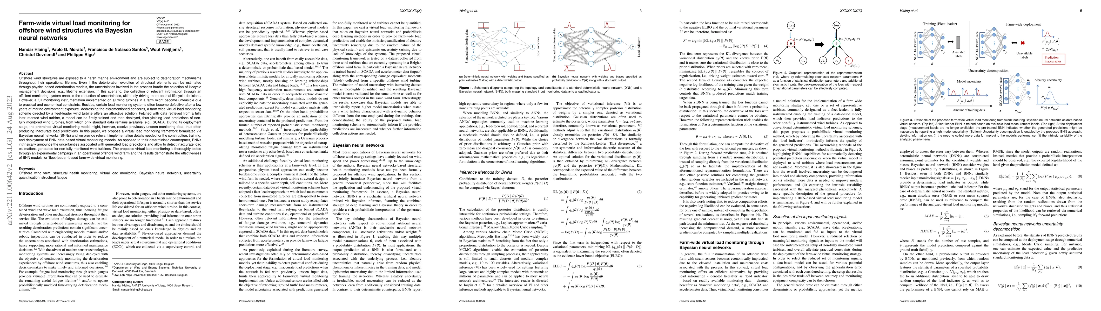 Thumbnail for Farm-wide virtual load monitoring for offshore wind structures via
  Bayesian neural networks