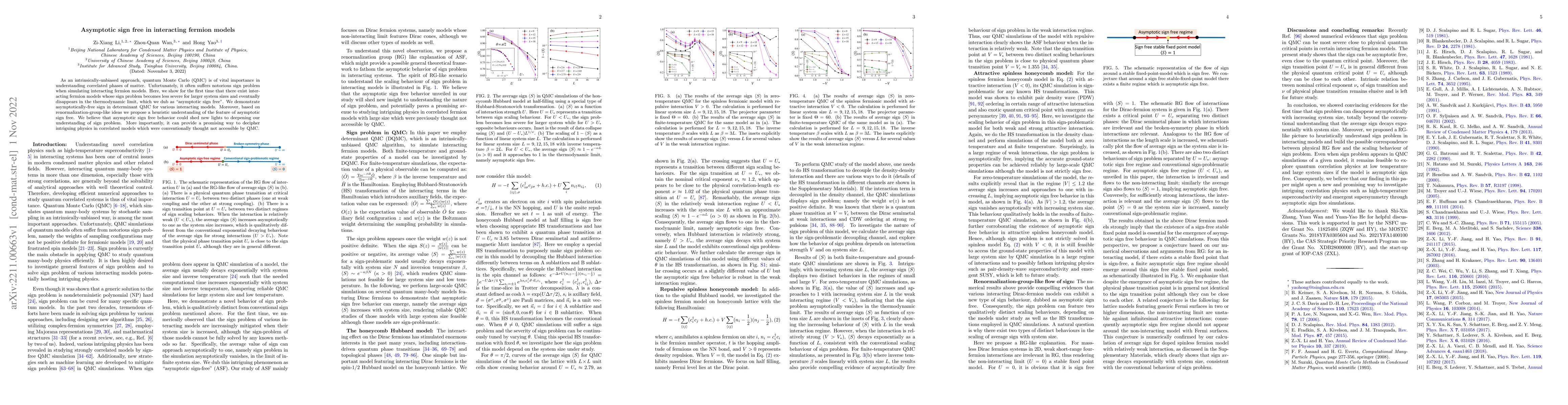 Thumbnail for Asymptotic sign free in interacting fermion models