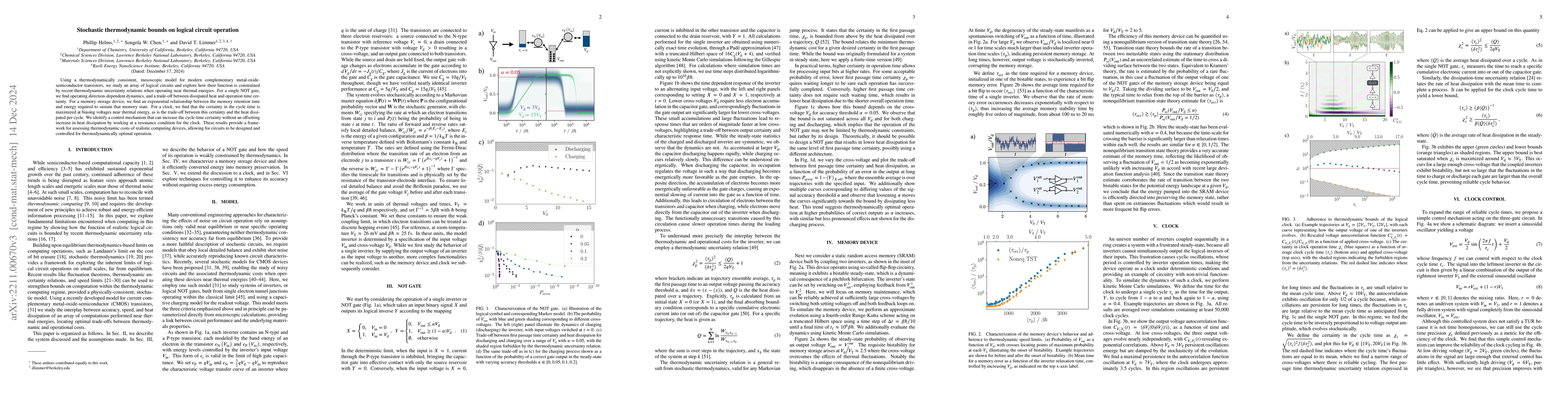 Thumbnail for Stochastic thermodynamic bounds on logical circuit operation