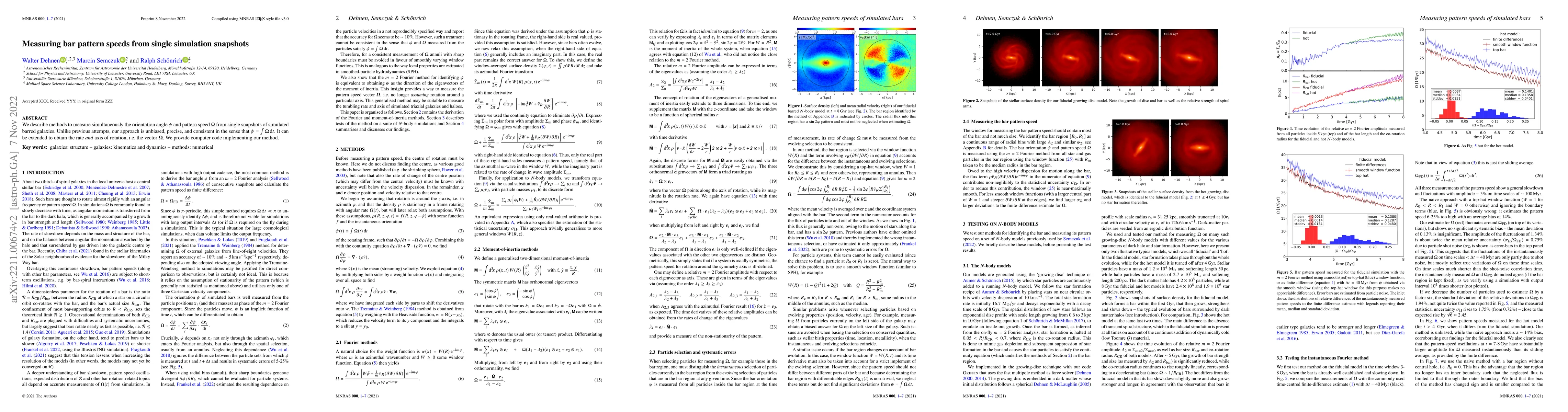 Thumbnail for Measuring bar pattern speeds from single simulation snapshots