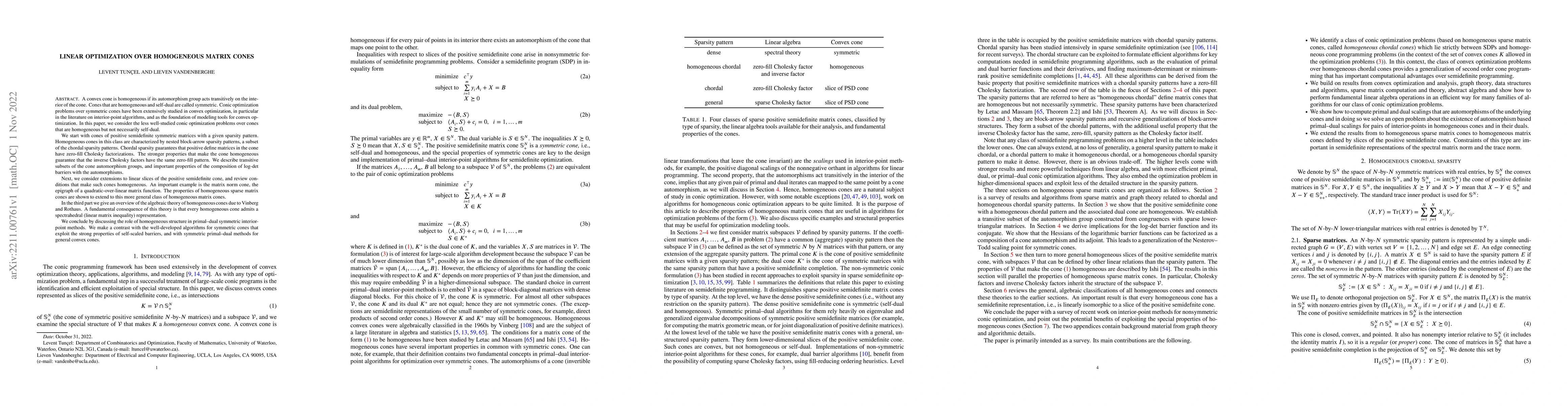 Thumbnail for Linear optimization over homogeneous matrix cones