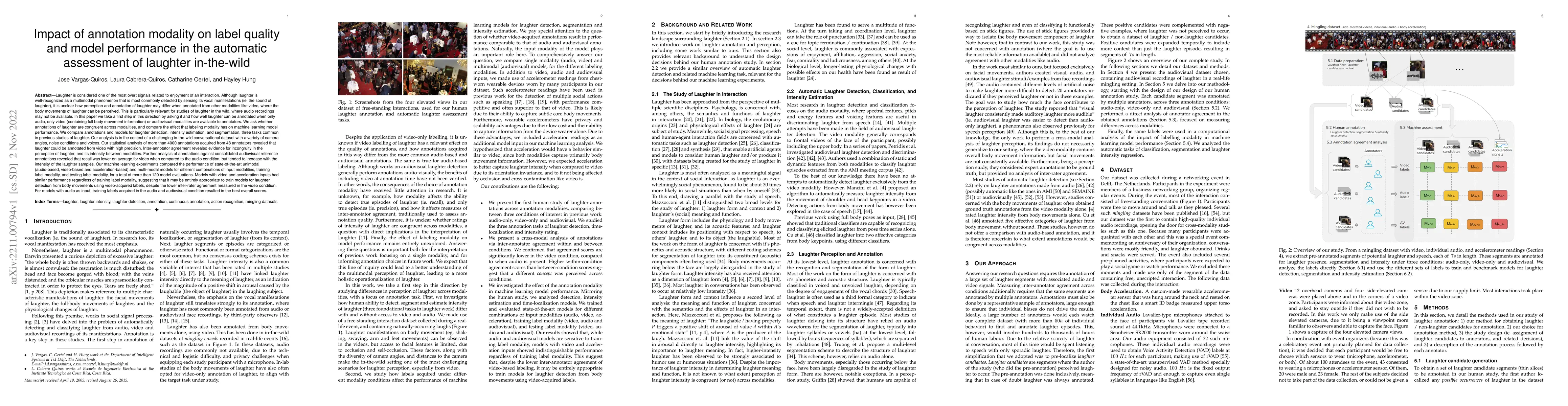 Thumbnail for Impact of annotation modality on label quality and model performance in
  the automatic assessment of laughter in-the-wild